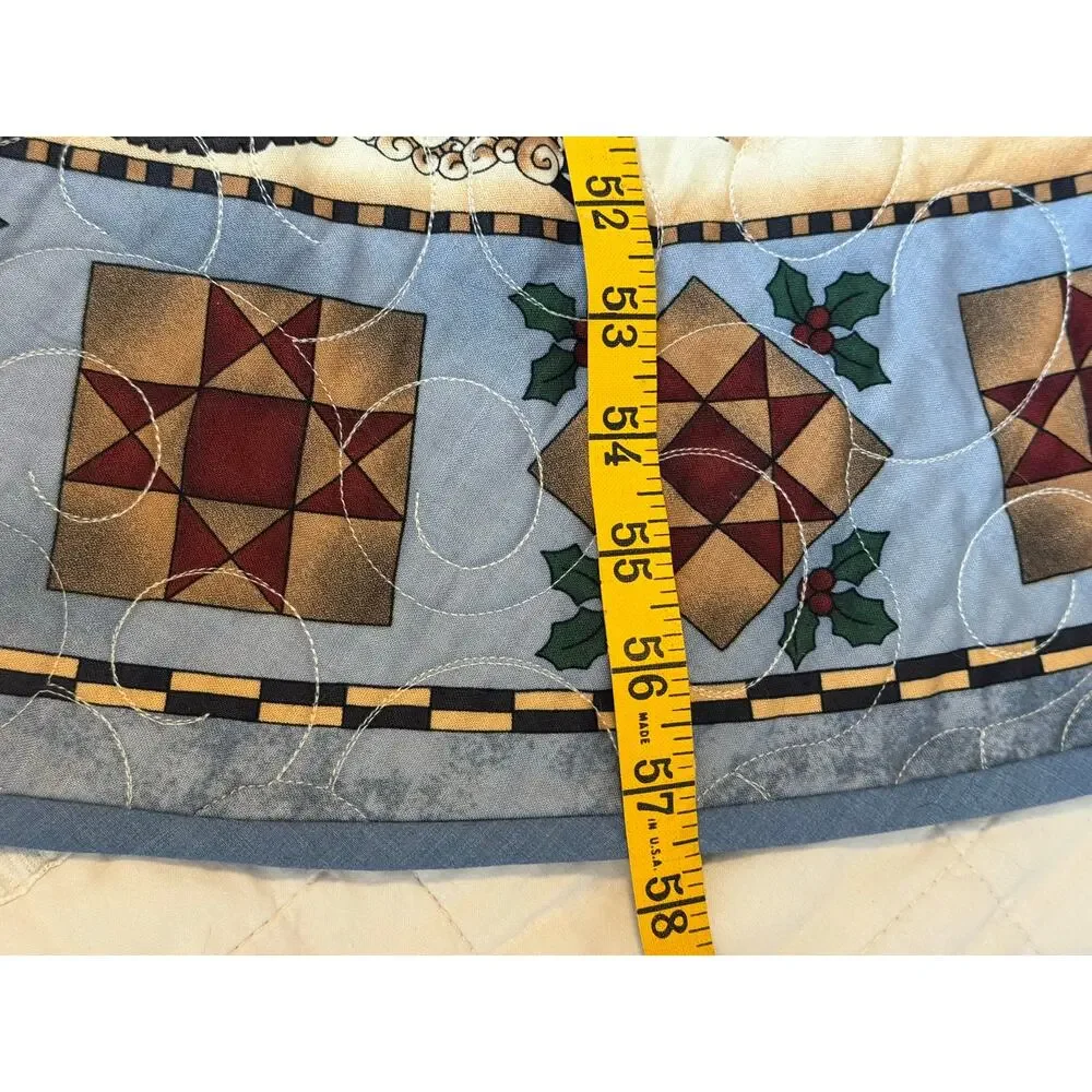 Round Handmade VTG Quilt Debbie Mumm 